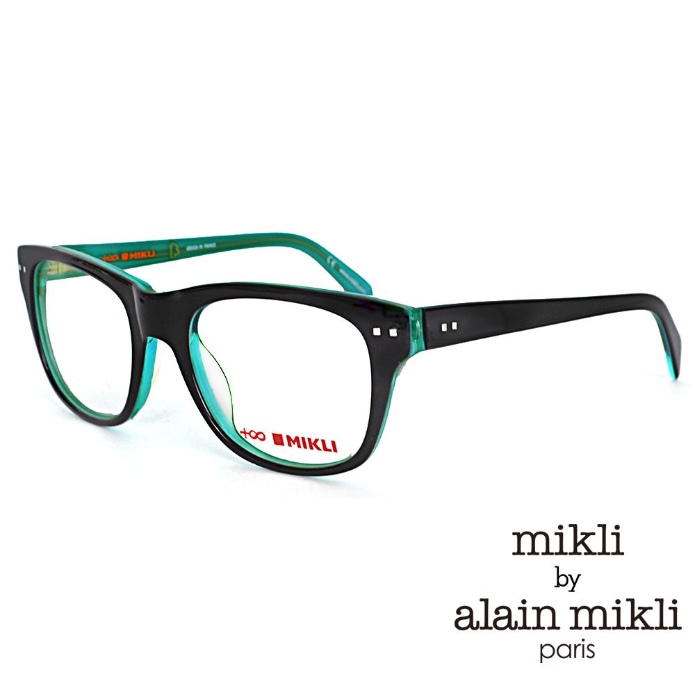 alain Mikli mikli by  法式率性經典方框(黑色 ML1283-C013)