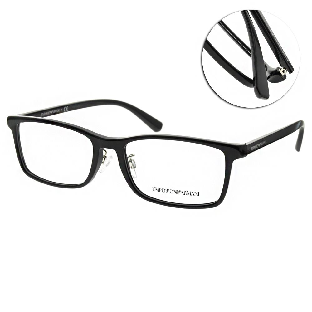 EMPORIO ARMANI 光學眼鏡方框款(黑) #EA3145D 5001 - PChome 24h購物