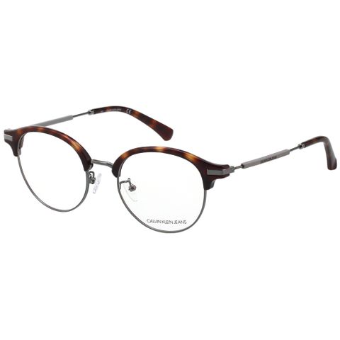 Calvin Klein Jeans 光學眼鏡(琥珀配銀色)CKJ19706A