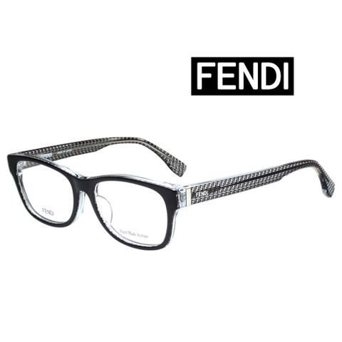 FENDI 芬迪 日本製 亞洲版 時尚光學眼鏡 舒適加高鼻翼設計 FF1001/J 6ZV 黑