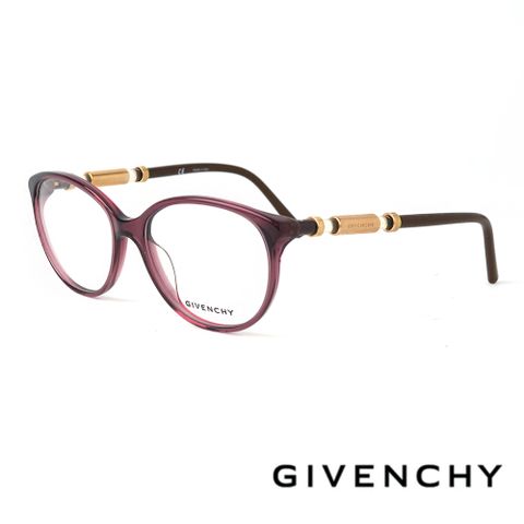 Givenchy 紀梵希 歐美俐落精品圓框光學眼鏡(透紫 - GIVGV861-0G42)