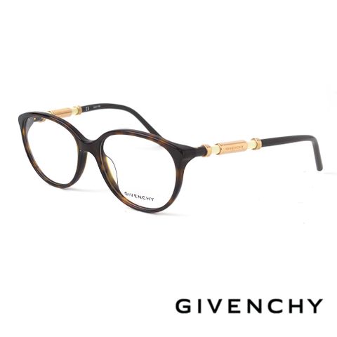 Givenchy 紀梵希 歐美俐落精品圓框光學眼鏡(琥珀 - GIVGV861-0722)