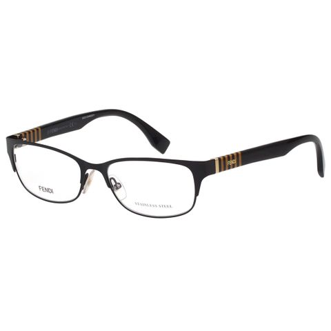 FENDI 經典款 光學眼鏡(黑色)FF0033