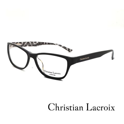 Christian Lacroix 法式簡約花草風光學眼鏡(黑 - CL1004-027)