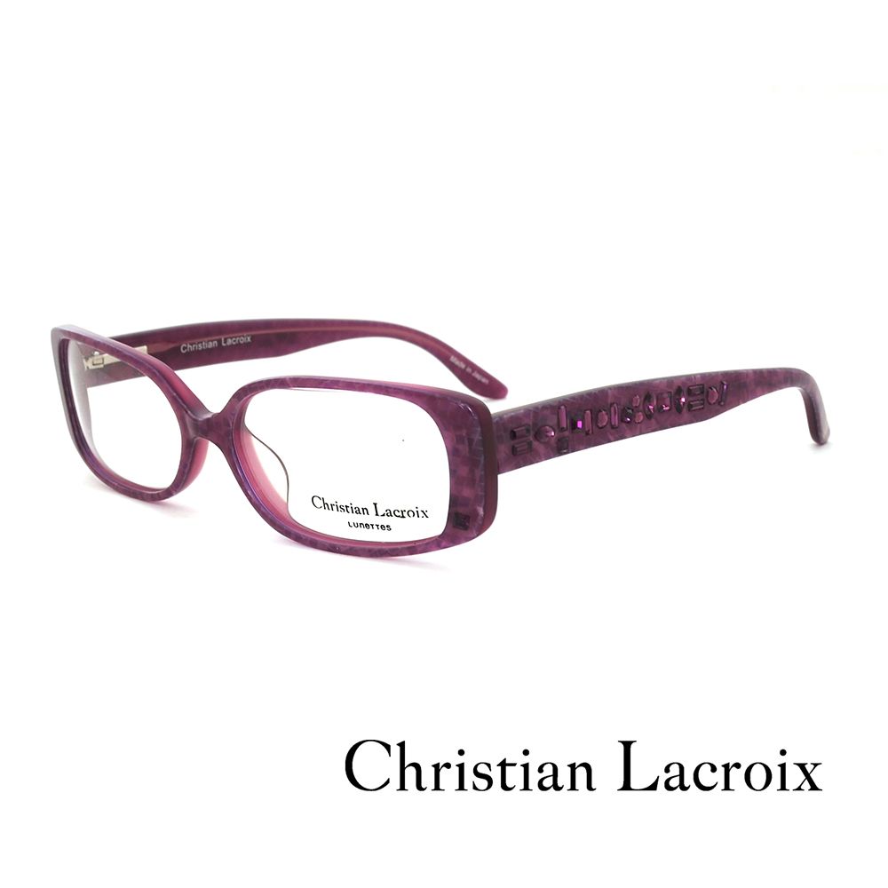 Christian Lacroix 法式個性鑽飾寶石系列光學眼鏡(紫色 - CL1007-767)