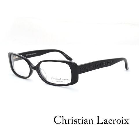 Christian Lacroix 法式個性鑽飾寶石系列光學眼鏡(黑 - CL1007-001)