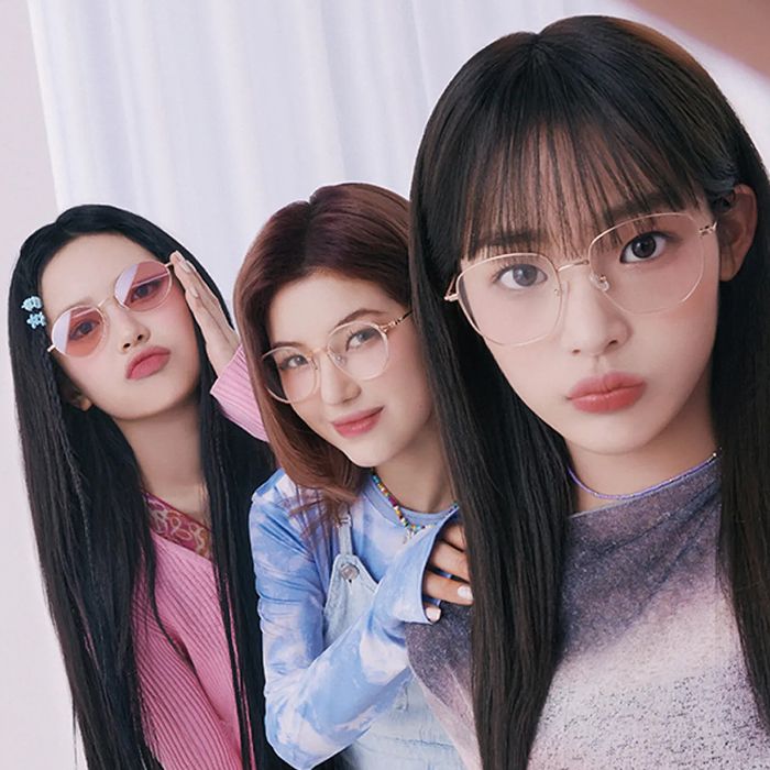 CARIN NewJeans同款太陽眼鏡鈦金屬LILY C4 橢圓框墨鏡玫瑰金框