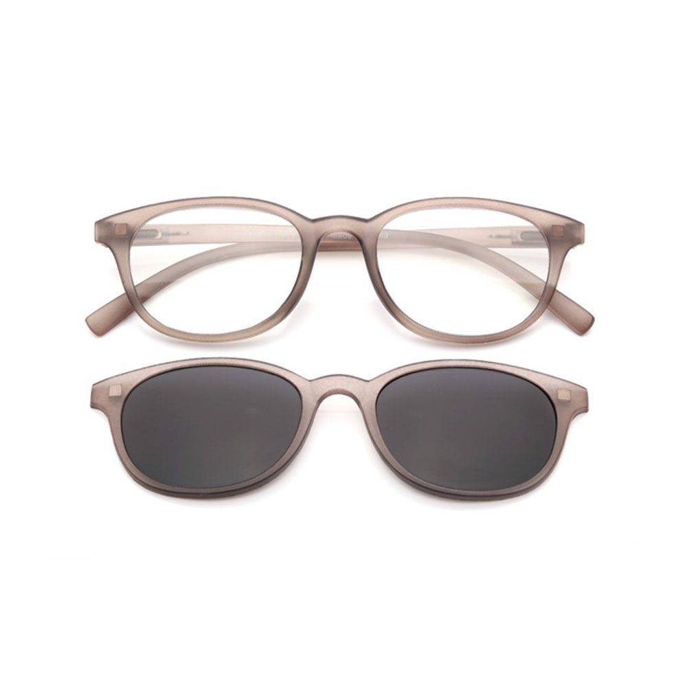 Z·ZOOM 】老花眼鏡磁吸太陽眼鏡系列時尚復古經典款(灰色) - PChome 24h購物
