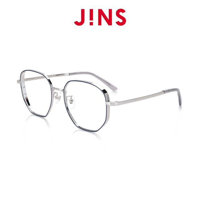 JINS】 零失誤百搭經典眼鏡(AMMF19S335)銀灰藍- PChome 24h購物