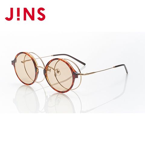 JINS Switch Fashion 磁吸式兩用眼鏡(ALMF21S204)木紋棕
