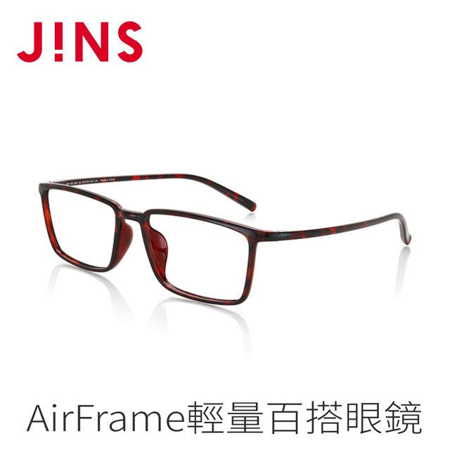 JINS  AirFrame輕量百搭眼鏡(AMRF18S245)木紋棕