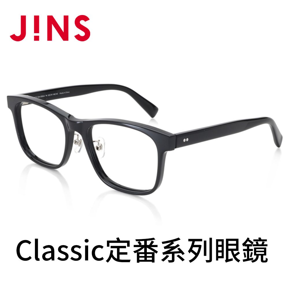 JINS  Classic定番系列眼鏡(MCF-22A-030)黑色