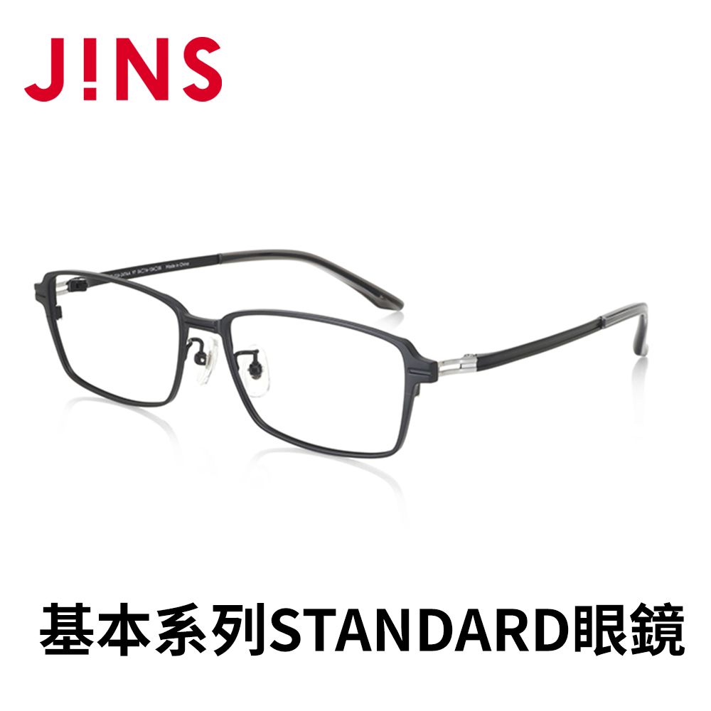 JINS 基本系列STANDARD眼鏡_(MTF-22A-247)霧黑