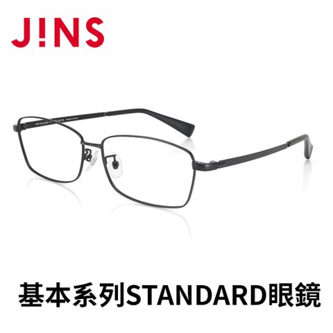 JINS 基本系列STANDARD眼鏡_(MMF-22A-264)黑色