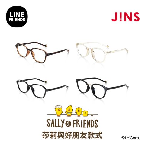 JINS LINE FRIENDS系列眼鏡-莎莉與好朋友款式(MRF-24S-037/URF-24S-038)-多款任選