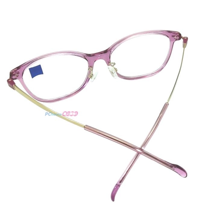 ZEISS 蔡司 	光學鏡框 ZS23715LB 665 方框眼鏡 輕盈質感 薔薇粉 粉色框 52mm
