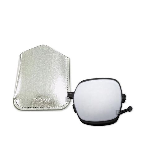 【ROAV】薄鋼 折疊墨鏡 多邊形太陽眼鏡 SS010 C13.61 白水銀/黑框 美國 OVERSIZE 62mm