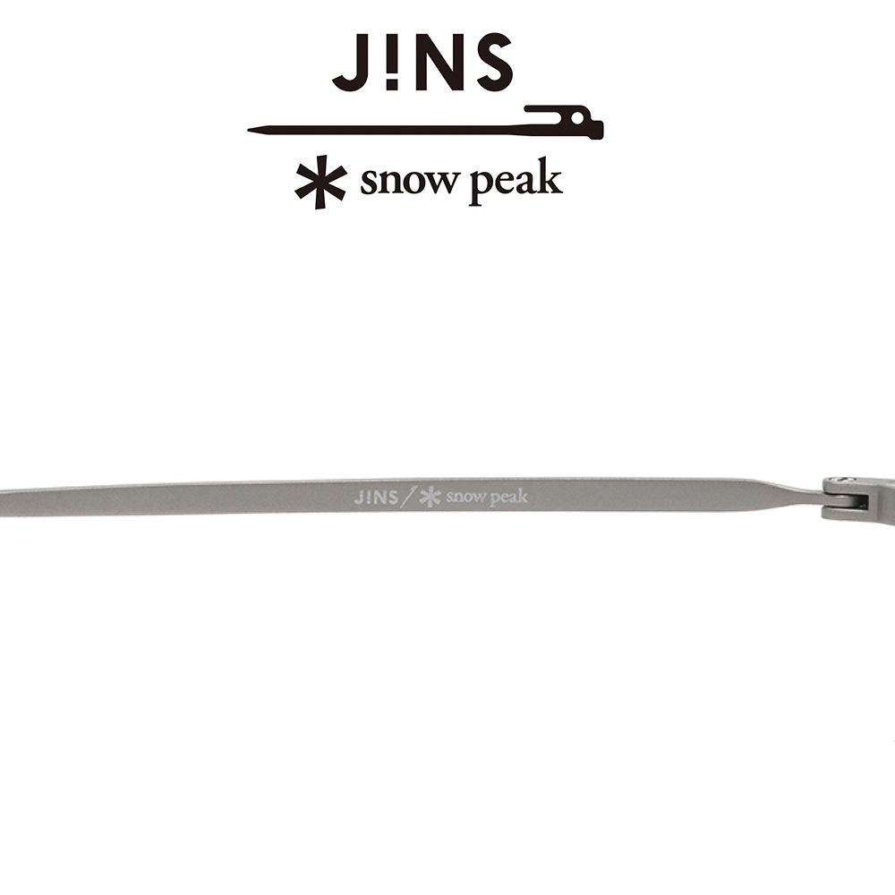 JINS  x Snow Peak 聯名第3彈 磁吸式兩用SWITCH眼鏡(UMF-23S-017)透明x駕駛