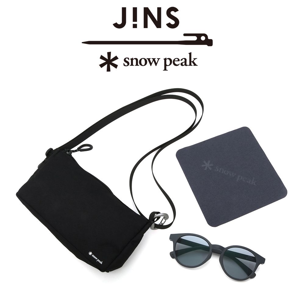 JINS  x Snow Peak 聯名 第3彈墨鏡(URF-24S-235)藍色