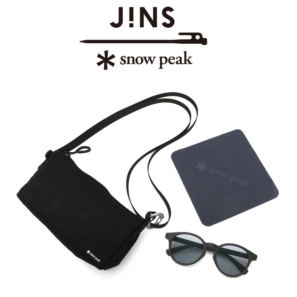 JINS x Snow Peak 聯名 第3彈墨鏡(URF-24S-235)藍x卡其