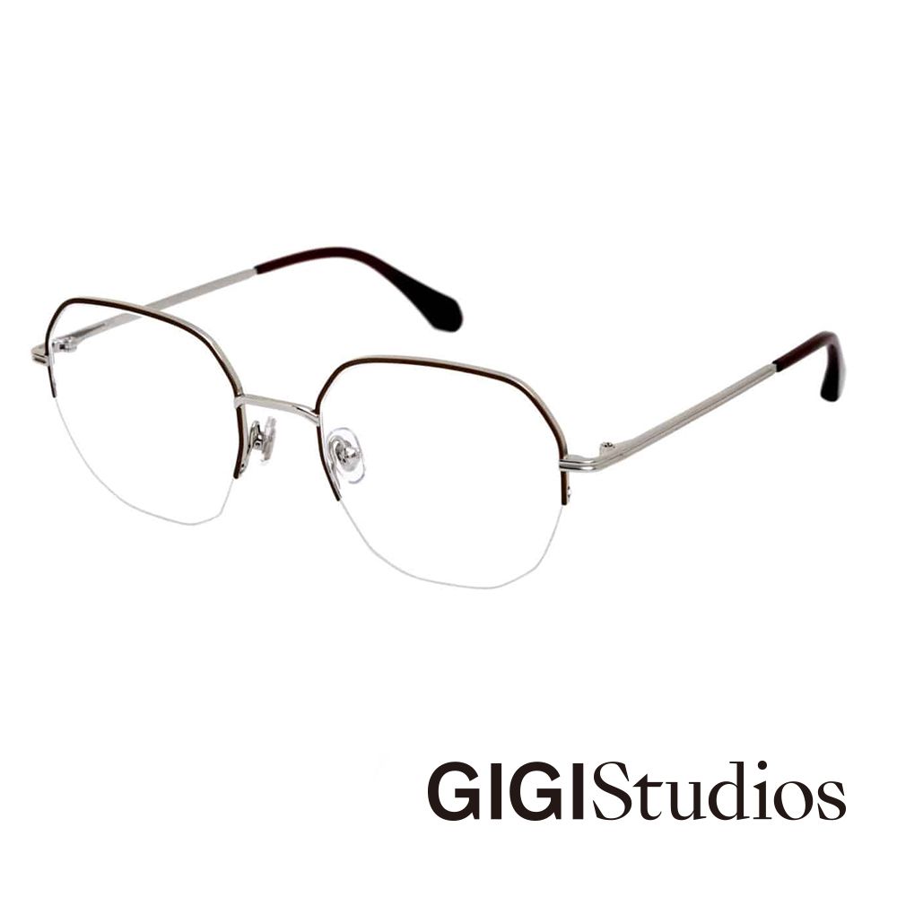 GIGI studio 【s】完美幾何下無框光學眼鏡(銀 - BIANCA-6505/8)