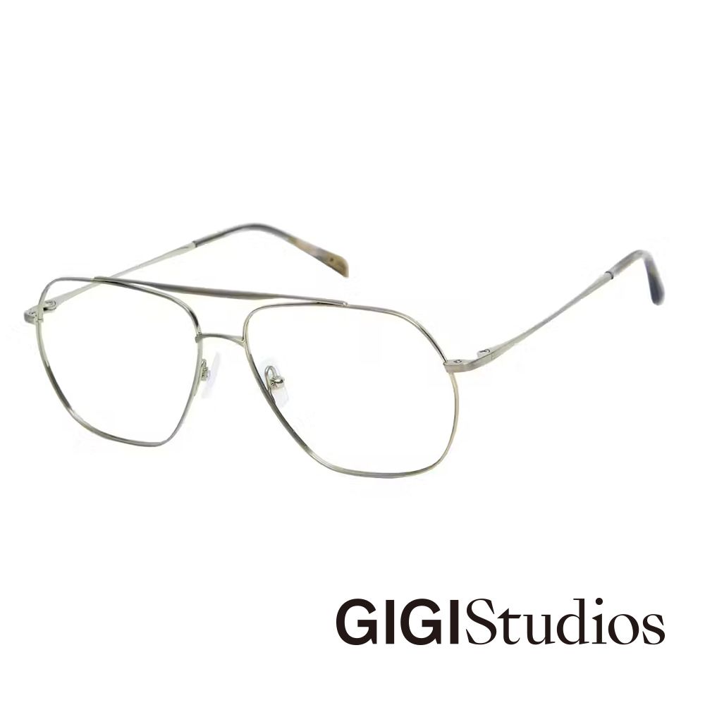 GIGI studio 【s】 輕巧內斂鈦金光學眼鏡(啞光金 - MAIA-8096/0)