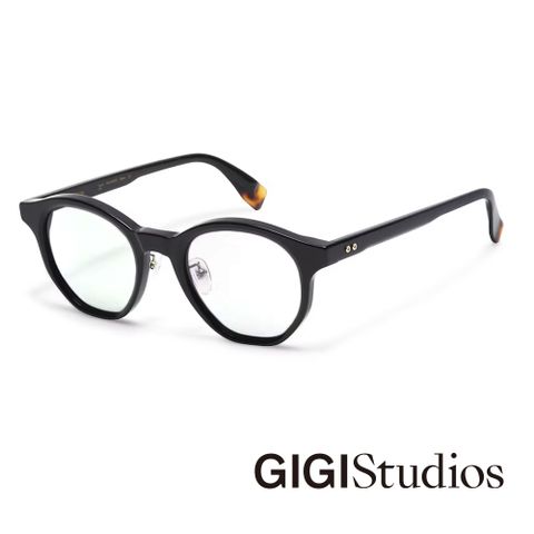 GIGI Studios 【GIGI Studios】 歐美日常粗圓框光學眼鏡(黑 - COPERNICO-67792/1)