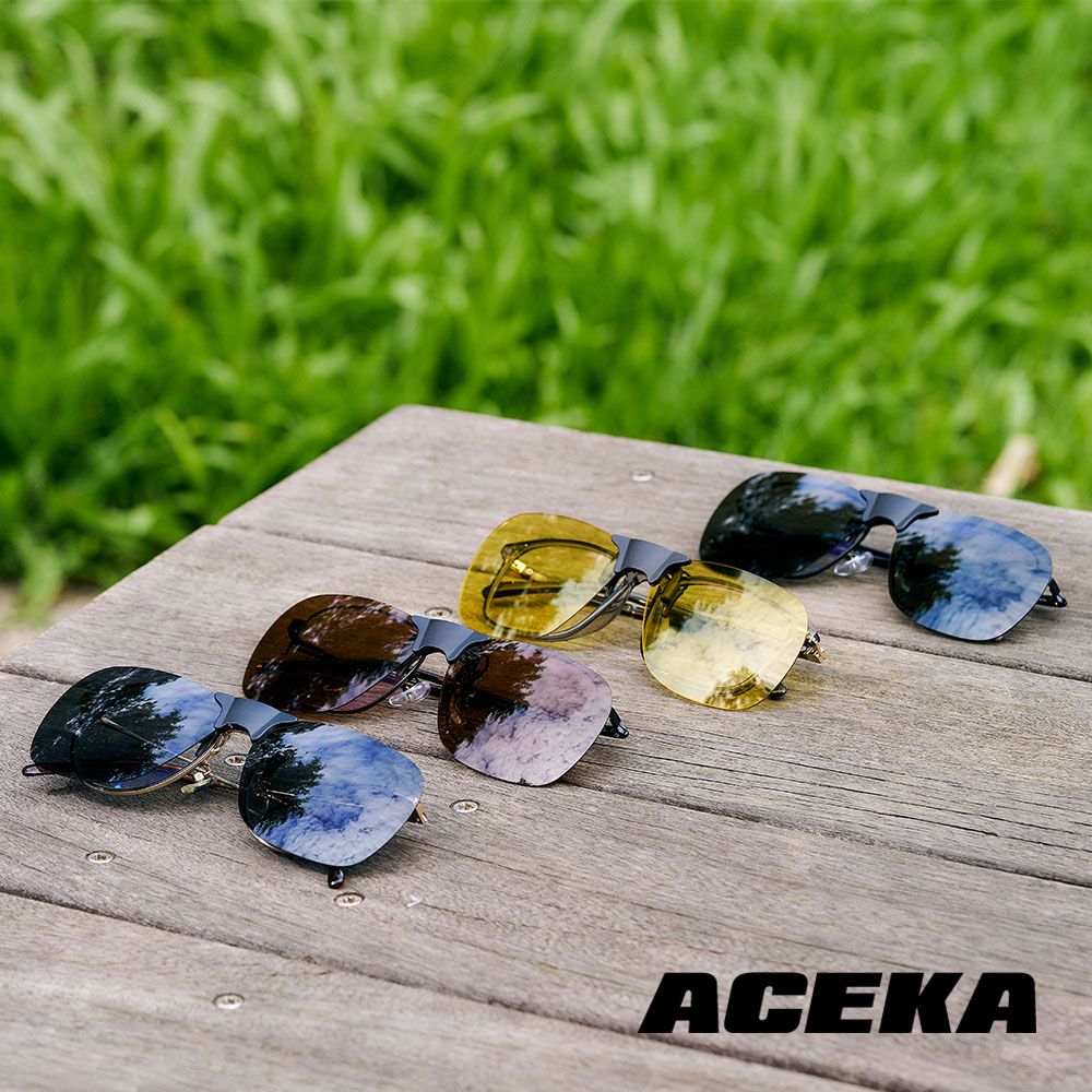 ACEKA 俐落方形磁吸式夾片 (METRO 夾式系列) 台灣製 流行時尚 快拆便利 近視眼鏡適用 Polaroid 寶麗來偏光片