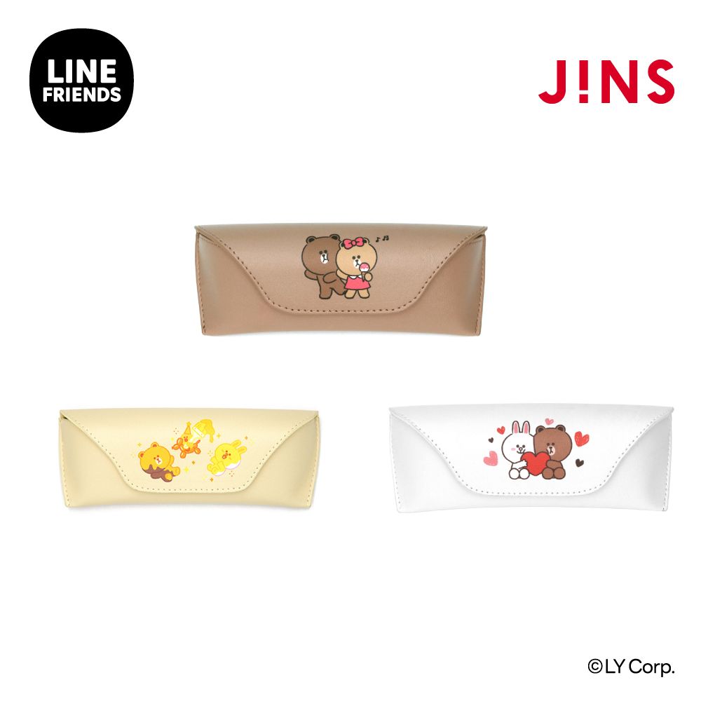 JINS LINE FRIENDS系列磁吸鏡盒鏡布組-多款任選