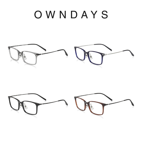 OWNDAYS 恩戴適 AIR FIT 輕薄系列 知性款光學眼鏡(AF2008A-3S)