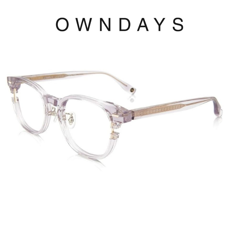 OWNDAYS 恩戴適 John Dillinger系列 眉形鏡框鈦金屬框光學眼鏡 (JD2046T-2S C3)