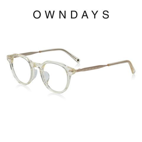 OWNDAYS 恩戴適 John Dillinger系列 波士頓多角形款鈦金屬框光學眼鏡 (JD2049B-2A C4)