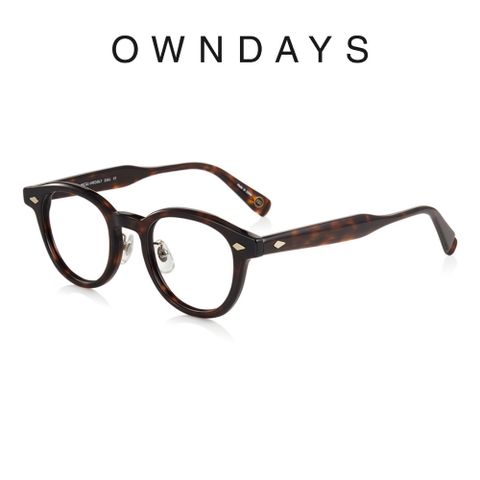 OWNDAYS 恩戴適 John Dillinger系列 威靈頓款鈦金屬框光學眼鏡 (JD2050B-3S C3)