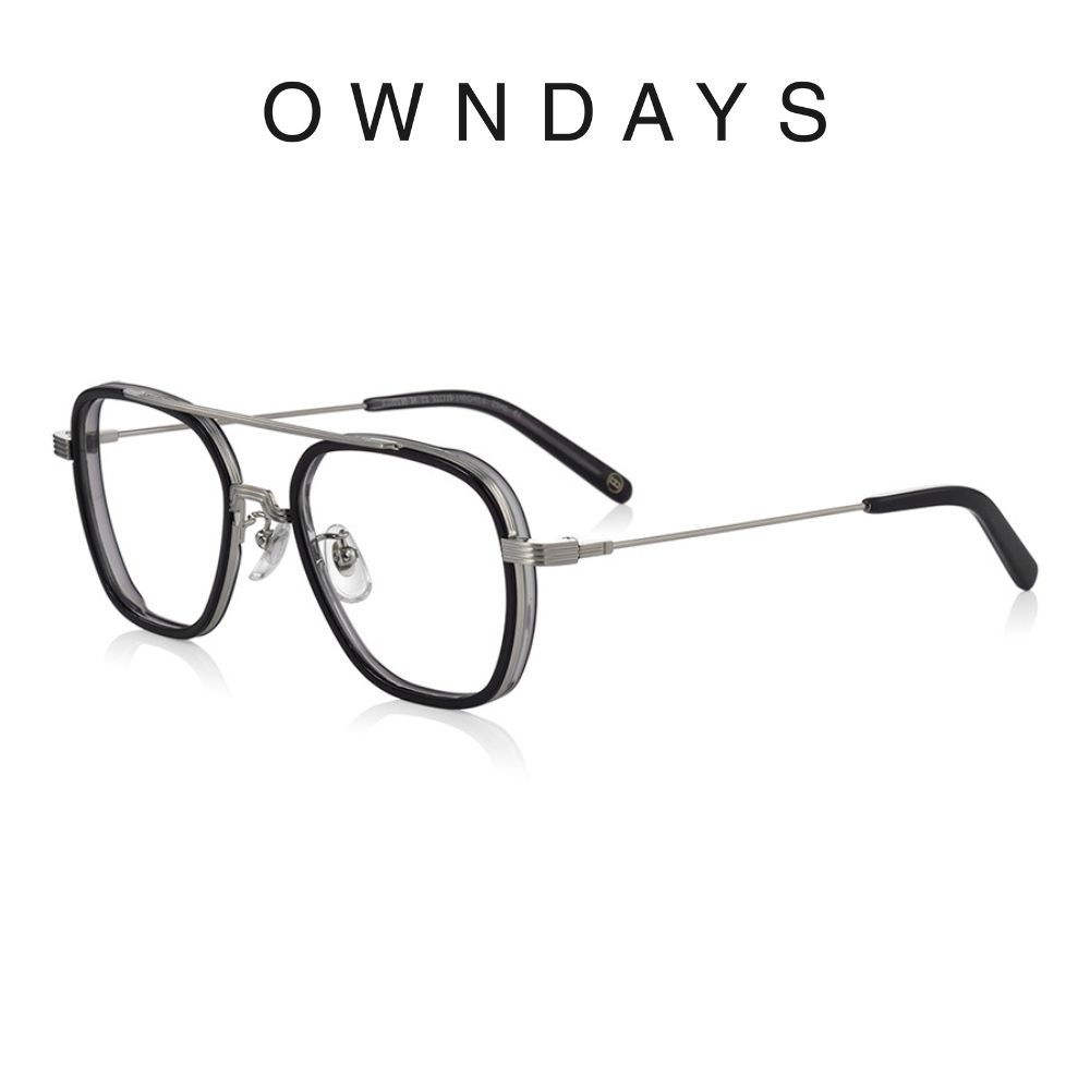 OWNDAYS 恩戴適 John Dillinger系列 威靈頓款金屬框光學眼(JD2053B-3A C1)