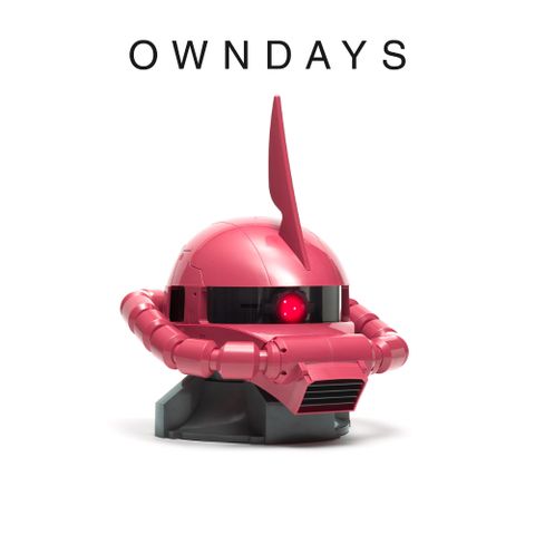 OWNDAYS 恩戴適 ZEON   夏亞專用薩克頭型特大眼鏡收納盒