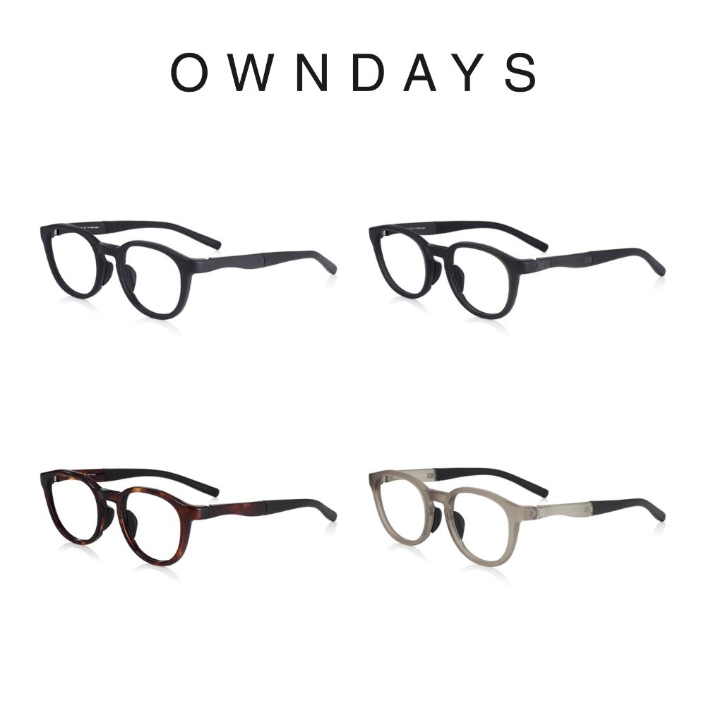 OWNDAYS 恩戴適  AIR FIT 輕薄系列 日本製威靈頓框光學眼鏡(AF2005L-3S)