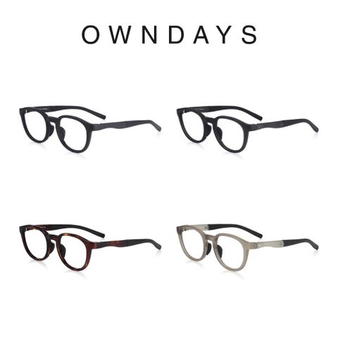 OWNDAYS 恩戴適 AIR FIT 輕薄系列 日本製威靈頓框光學眼鏡(AF2005L-3S)