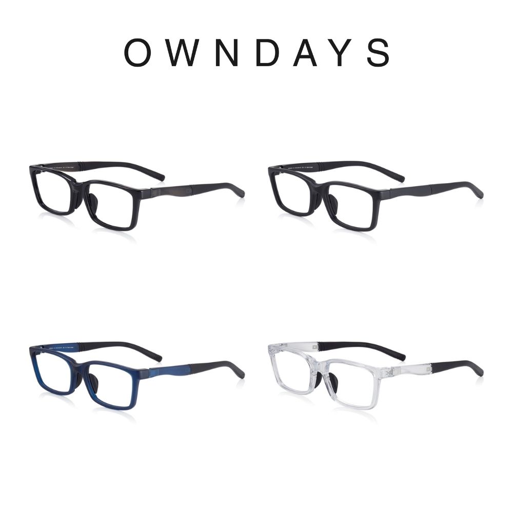 OWNDAYS 恩戴適  AIR FIT 輕薄系列 知性方型框光學眼鏡(AF2006L-3S)