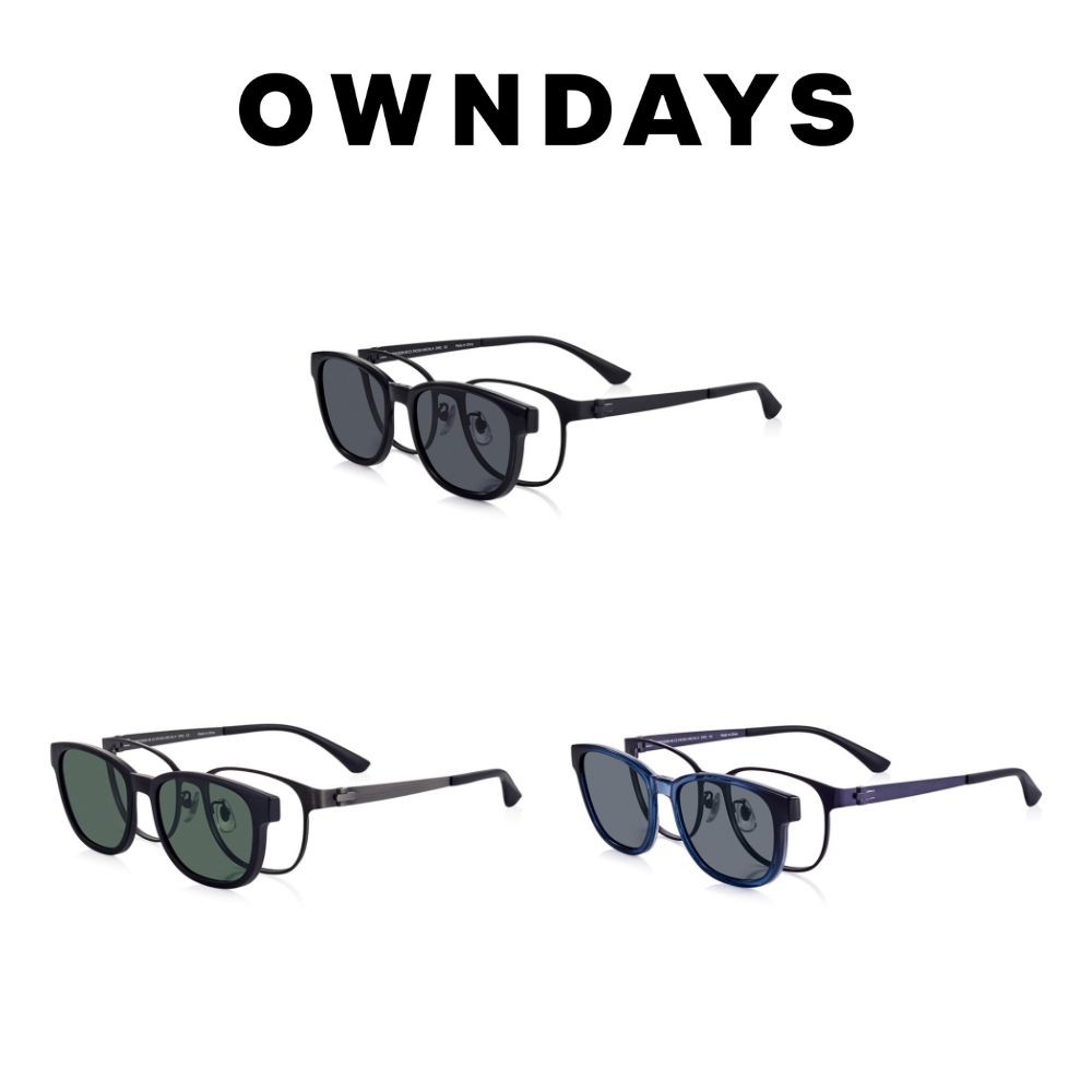 OWNDAYS 恩戴適  SNAP系列磁吸式兩用光學偏光墨片鏡框(SNP1020X-4S)