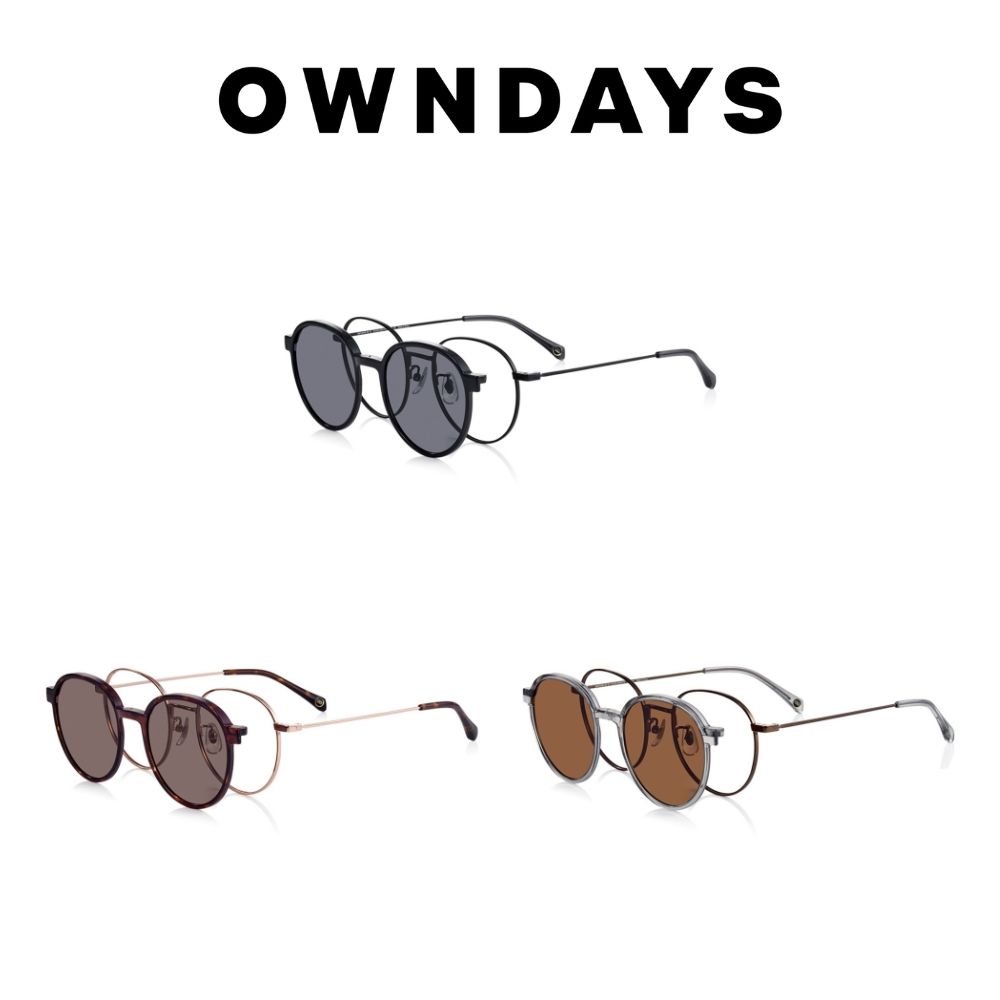 OWNDAYS 恩戴適  SNAP系列磁吸式兩用光學偏光墨片鏡框(SNP1024N-4S)