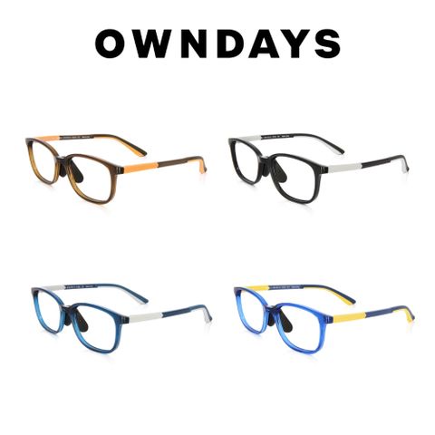 OWNDAYS 恩戴適 Junni兒童方型膠框光學眼鏡 JU2032N-1S