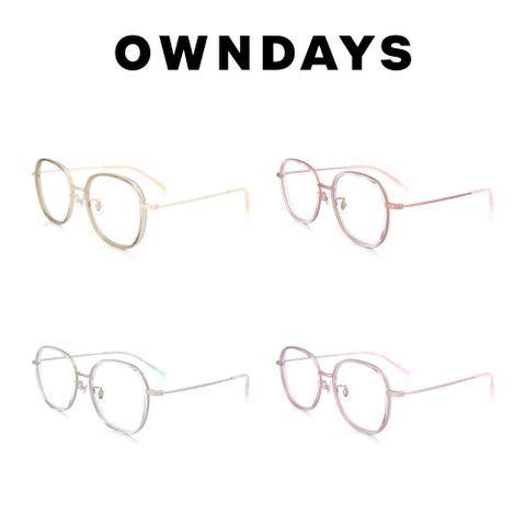 OWNDAYS 恩戴適 lillybell系列 日系個性款光學眼鏡 LB1012N-1A