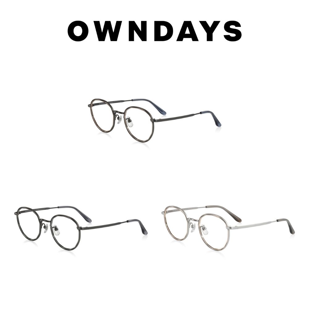 OWNDAYS 恩戴適 品牌10周年限定日本製圓框款鈦金屬鏡框 TWSP1004Z-4A