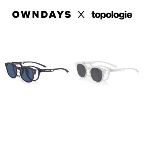 OWNDAYS 恩戴適 OWNDAYSｘtopologie 聯名磁吸兩用光學鏡框、掛繩 TP2001X-4S