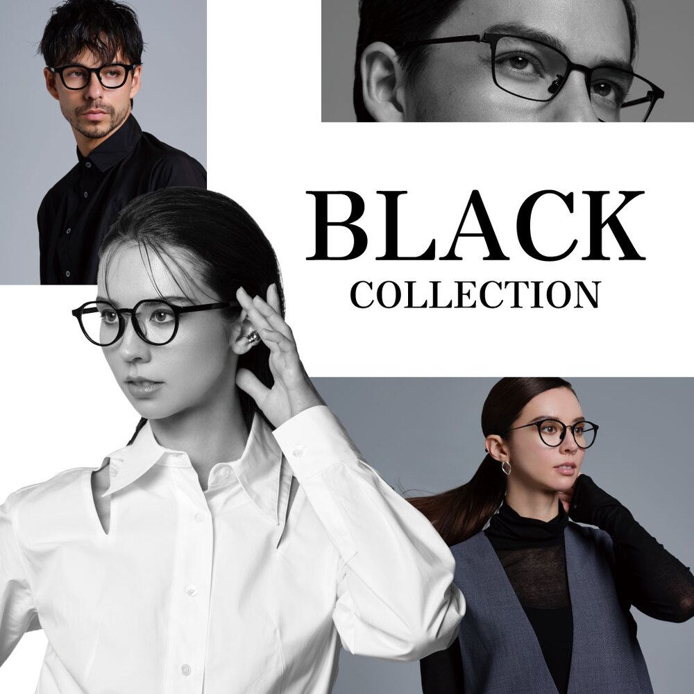 OWNDAYS 恩戴適 BLACK COLLECTION全新簡約質感黑系列方形不鏽鋼光學鏡框 OB1001G-4A