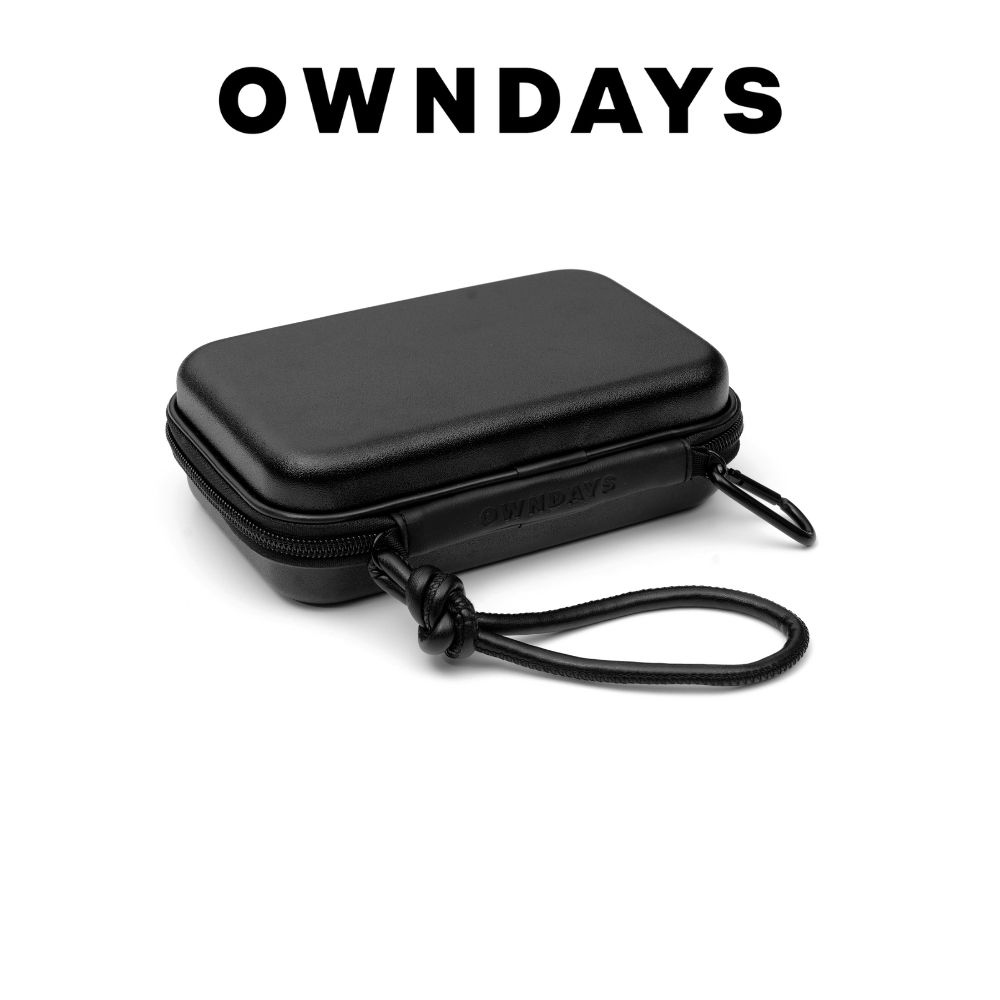 OWNDAYS 恩戴適 BLACK COLLECTION全新簡約質感黑系列-多功能眼鏡收納盒 OB-CASE002-4A