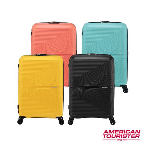 American Tourister 美國旅行者 24吋 AIRCONIC 超輕量PP耐衝擊防潑水拉鍊行李箱/旅行箱(多色可選)