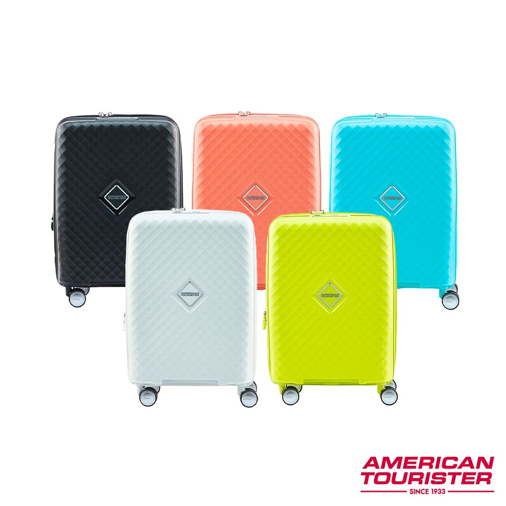 美國旅行者 AMERICAN TOURISTER  20吋SQUASEM可擴充防盜拉鍊PP登機箱/行李箱(多色可選)