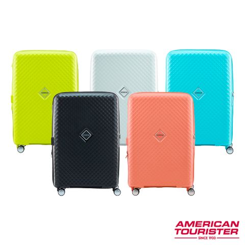 American Tourister 美國旅行者 28吋SQUASEM可擴充防盜拉鍊PP行李箱(多色可選)