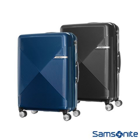 Samsonite 新秀麗 25吋 Volant幾何線條PC可擴充飛機輪行李箱(多色可選)